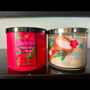 Tropical scent candles bundle